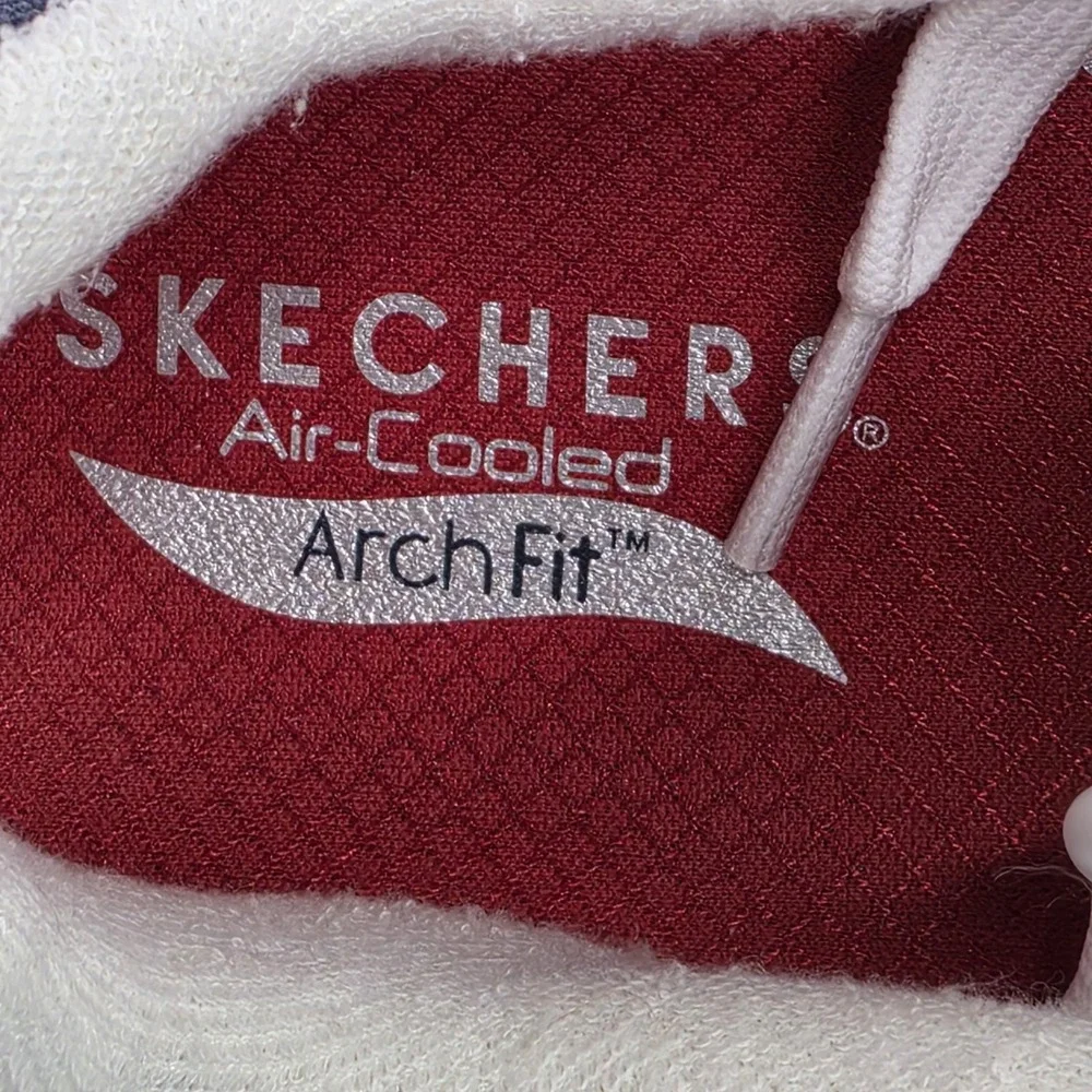 Sketchers Air Cooled Archfit Los Angeles White Women's Size 8